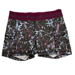Lululemon What The Sport Bike Short Floral Tranquil Size 8